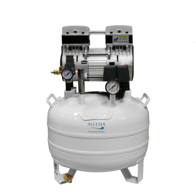 Accesia Oil Free Air Compressor 40L/CE tank white Accesia Oil Free Air Compressor 40L/CE tank white