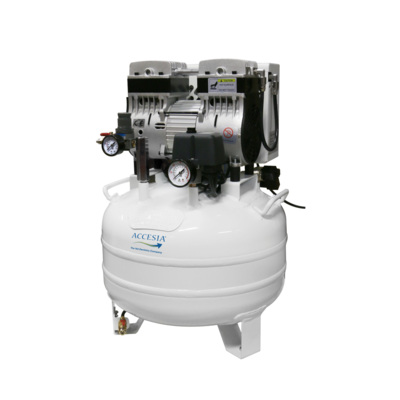 Accesia Oil Free Air Compressor 40L-MD/CE tank white Accesia Oil Free Air Compressor 40L-MD/CE tank white