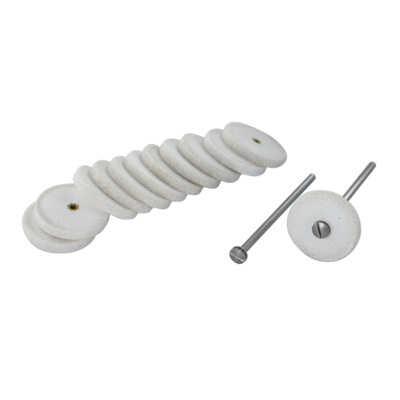 Mizzy Heatless White 22x3,1 mm (50-pack) & 2st Skruvmandrell Mizzy Heatless White 22x3,1 mm (50-pack) & 2st Skruvmandrell