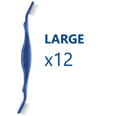 Tandborste BizziBrush® Accesia Large Zippåse (12 st) Tandborste BizziBrush® Accesia Large Zippåse (12 st)