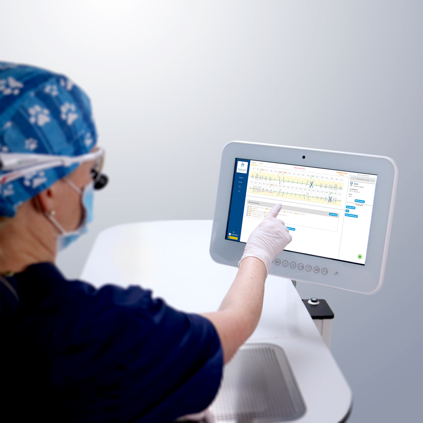 ProDenta Cloud och panel-pc ProDenta Cloud och panel-pc