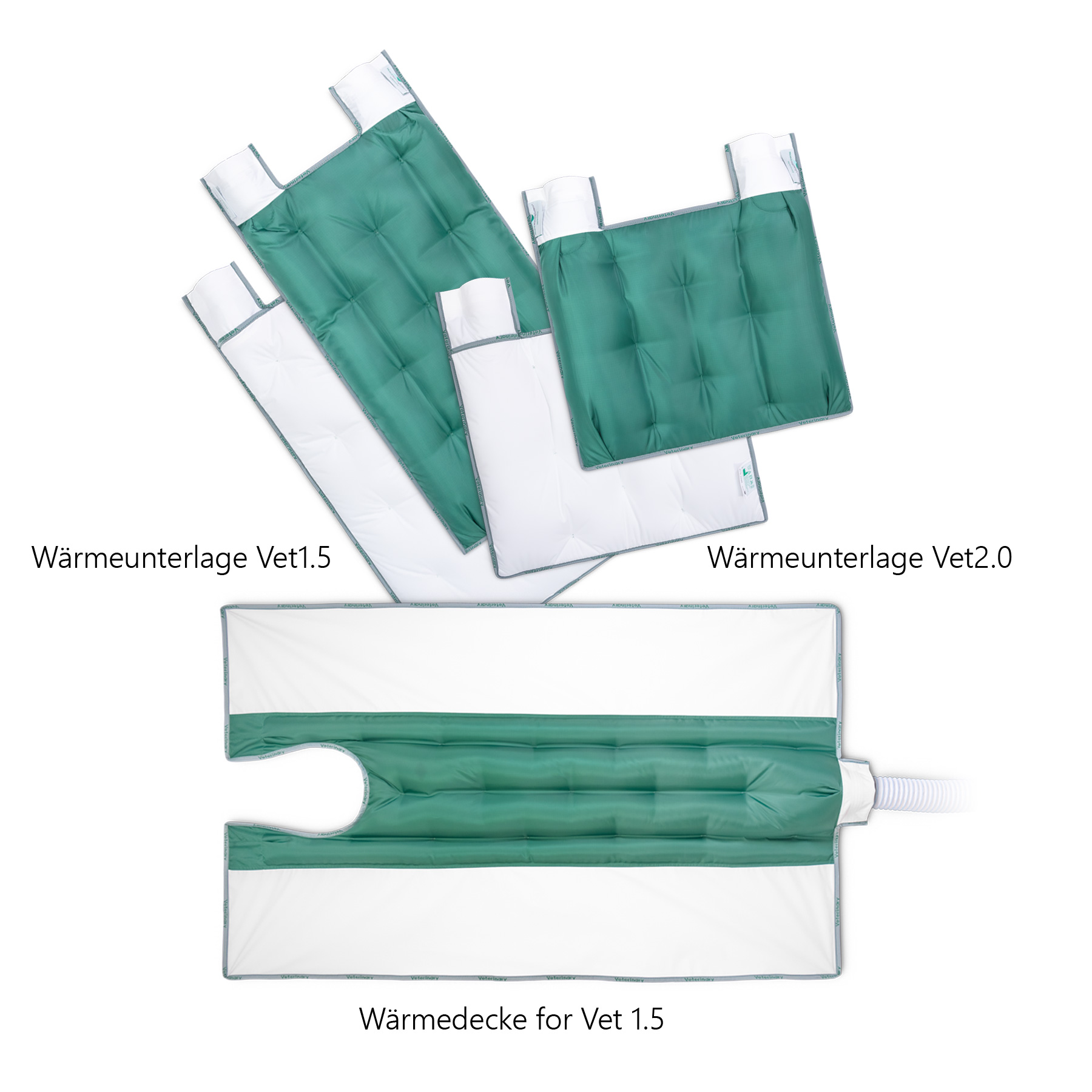 Wärmeunterlagen und Wärmedecke